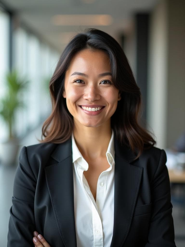 AI-generated professional business headshot