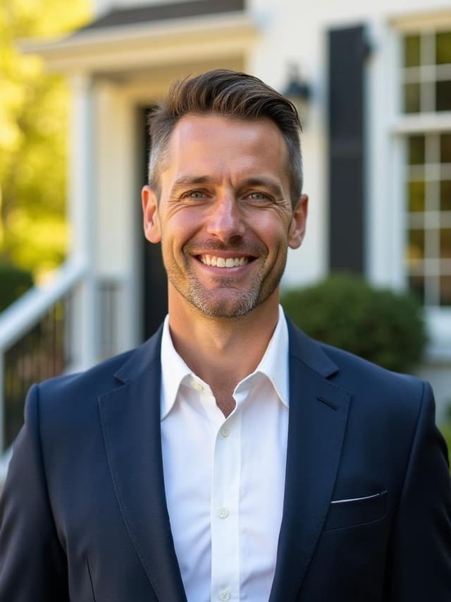 Realtor headshot example, property agent portrait