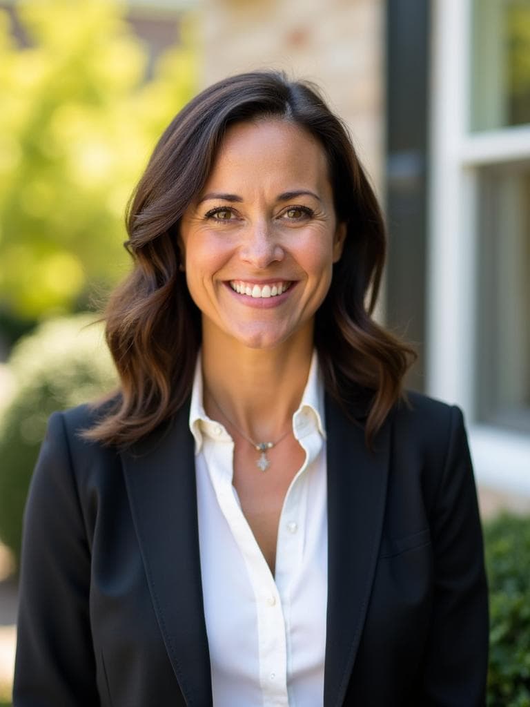 AI-generated professional realtor headshot